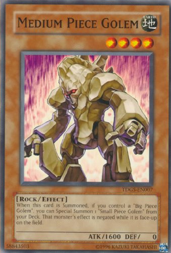 Amazon.com: Yu-Gi-Oh! - Medium Piece Golem (TDGS-EN007) - The